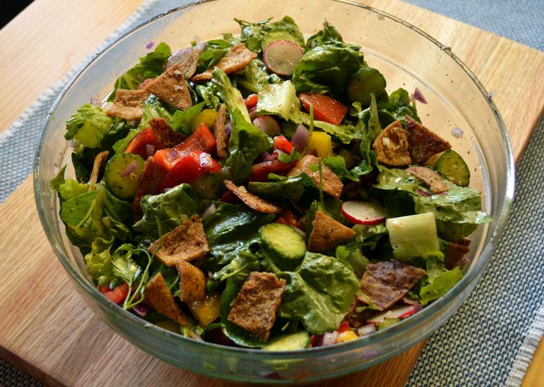 Fattoush Salad Cup (illustrative stock photo)